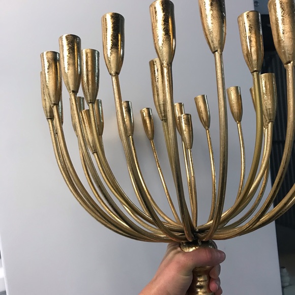 Candelabra gold new - Picture 7 of 8